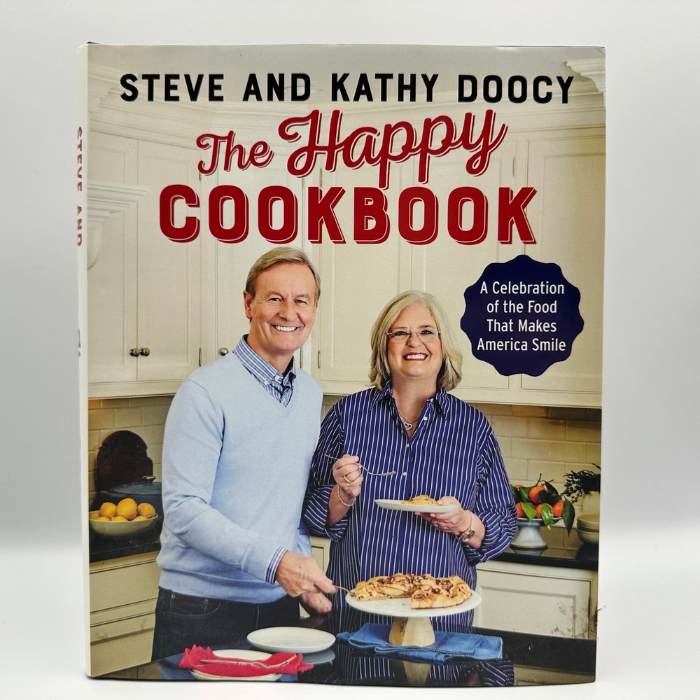 The Happy Cookbook Doocy 2018 Hardcover Good First Edition Recipes